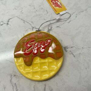 Kellogg's Eggo Yellow Frozen Waffle Christmas Ornament Seasonal Decorative